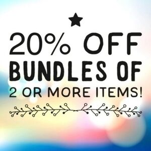 20% Off Bundles Promotion Sign